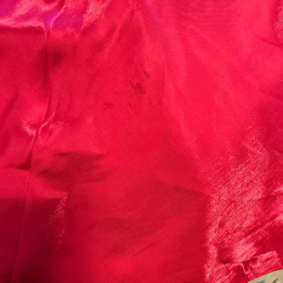 Betsy & Adam Evening Gown - Red - Floorlength - 10 - Picture 7 of 10